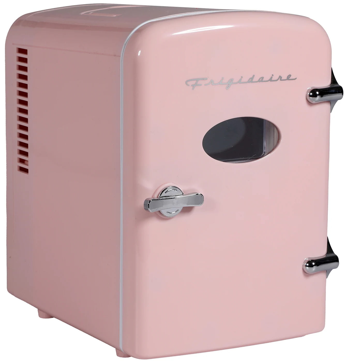 Restored Frigidaire, 6 Can/4L Mini Personal Fridge Cooler, EFMIS229, Pink (Refurbished)