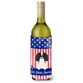 thumbnail image 1 of ""Caroline'S Treasures Bb3100Literk Usa Pekinés Negro Botella De Vino Blanco Hugger Bebidas Frías-Koozies 750 Ml Multicolor"", 1 of 1