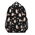 thumbnail image 3 of Merle Australian Shepherd and Dog Paw Cute School Backpack Bag with Padded Back and Adjustable Shoulder Straps 16.9 X 12.6 X 5.9 Inches, 3 of 5