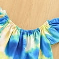 thumbnail image 5 of Baby Girl Clothes Outfits Cotton Tie Dye Tops Casual 2PC Set, 5 of 8