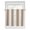 Khaki white, variant on Tier Curtains 45 Inches Long, Khaki White Ombre Window Treatment Curtain Drapes, Modern Abstract Art Farmhouse Gradient Small Curtain Drapes for Bathroom Laundry Room, 27.5"x45", 2 Panels