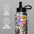 thumbnail image 3 of Botella de agua Hydrapeak NBA de 950 ml, aislada, con tapa de pajita, 3 of 6