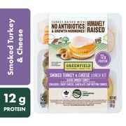 Greenfield Natural Meat Sliced Smoked Turkey & Cheese Snack Box, 2.9 oz, 1 Count