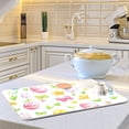 thumbnail image 6 of Yayeee Dish Drying Mat for Kitchen Counter 18"x24" Microfiber Absorbent Pad, Colorful Easter Eggs, 6 of 7