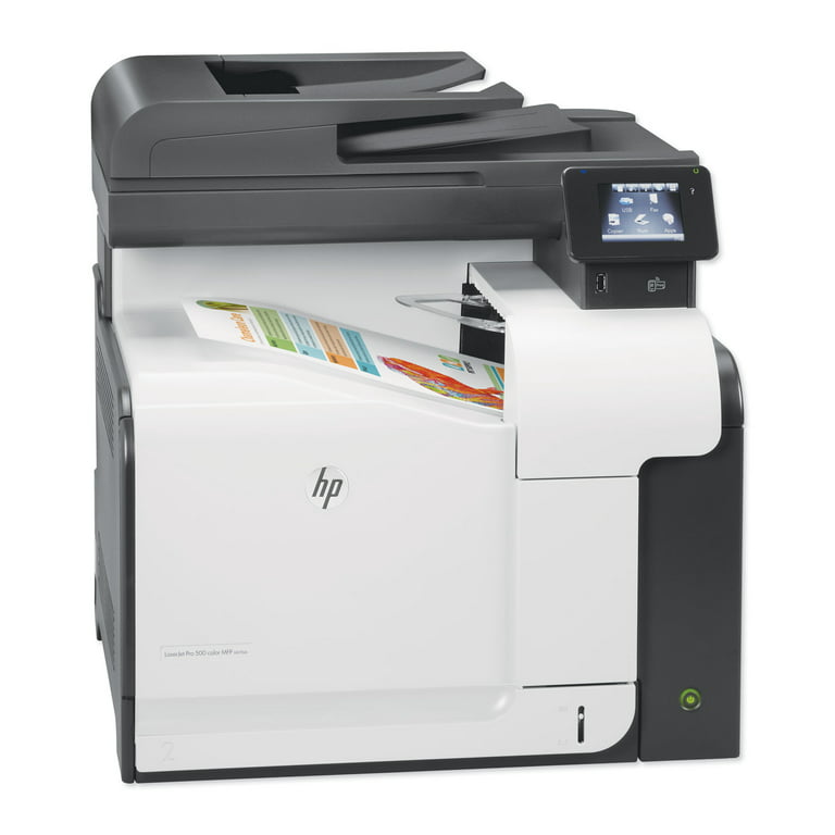Mostrarte Honorable legal HP LaserJet Pro 500 Color MFP M570dn Laser Printer Copy/Fax/Print/Scan  CZ271A - Walmart.com