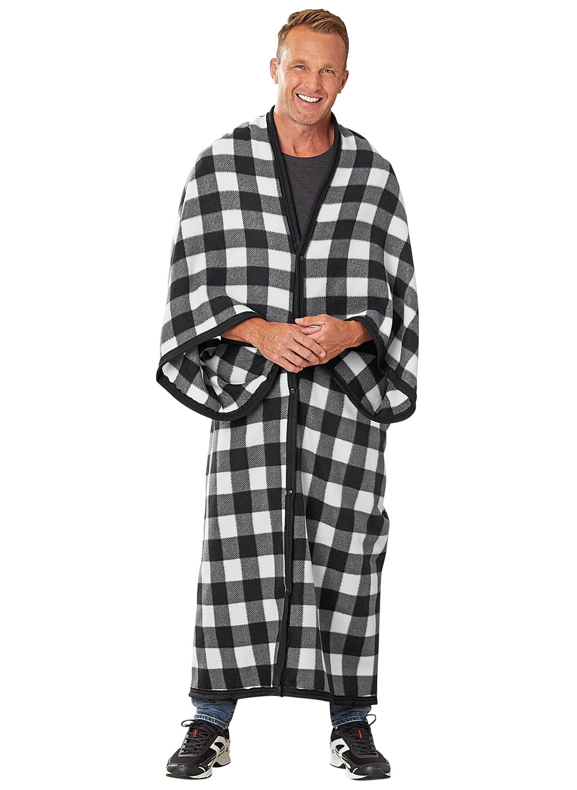 AllinOne Polar Fleece Blanket and Robe