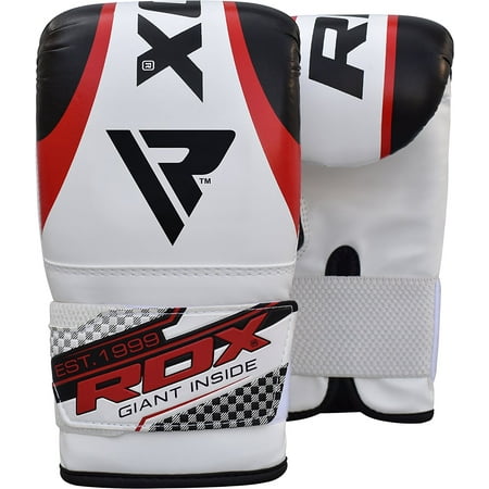 RDX Maya Hide Leather Bag Gloves Mitts (Best Rdx Boxing Gloves)