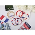 thumbnail image 3 of Poasrelax Pulseras elásticas para fanáticos de Francia, paquete de 7, 3 of 5