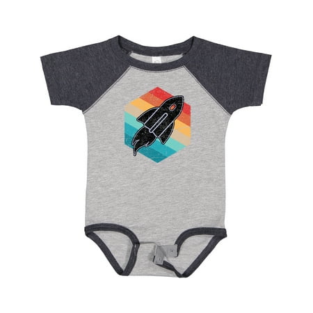 

Inktastic Rocket Ship Retro Space Gift Baby Boy or Baby Girl Bodysuit