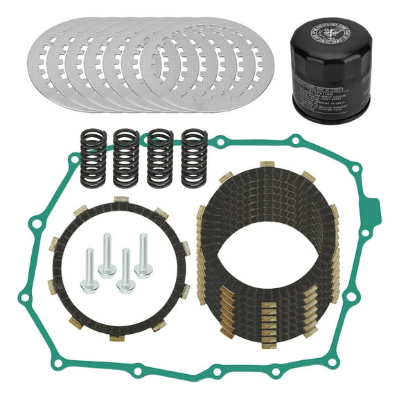 M MATI Clutch Friction Steel Plates Gasket Kit for Honda Shadow ACE750 VT750C VT750CD Shadow Spirit 750 1998-2003