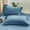 Blue, variant on PONPRNGY Brushed Microfiber Queen Pillow Shams Set of 2, Super Soft and Cozy, Wrinkle, Fade, Stain Resistant Cotton Pillowcases, 19x29 Inches