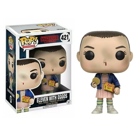 Funko Pop! ELEVEN with EGGOS Stranger Things #421 Vinyl Figure Netflix -Birthday or holiday gifts, collections, ornaments