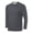 Dark Gray, variant on Men's Long Sleeve T-Shirt, Lightweight Tri-Blend Mesh fabric Tee for Men, Available in 13 Colors