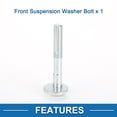 thumbnail image 4 of Unique Bargains Camber Alignment Bolt Rear Suspension Washer Bolt for VOLKSWAGEN TOUAREG 2003-2010 No.WHT001833, 4 of 7