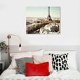 thumbnail image 4 of COMIO  Urban Canvas Art Works: Urban Landscape Skyline Landscape Painting Paris Eiffel Tower Bedroom Image Printing, 4 of 4