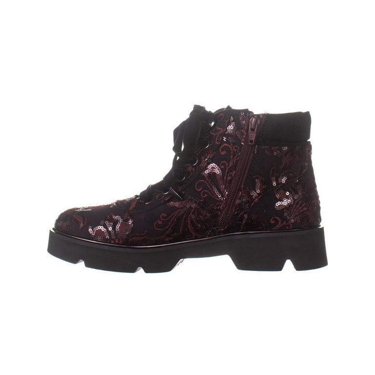 Womens naturalizer Lucy Lace Up Boots Bordo Lace 9 US 39 EU