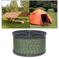 thumbnail image 4 of S SERENABLE 50M Nylon Reflective Trip Guy Strand Tent Awning Tarp Rope Cord Guide Green, 4 of 9
