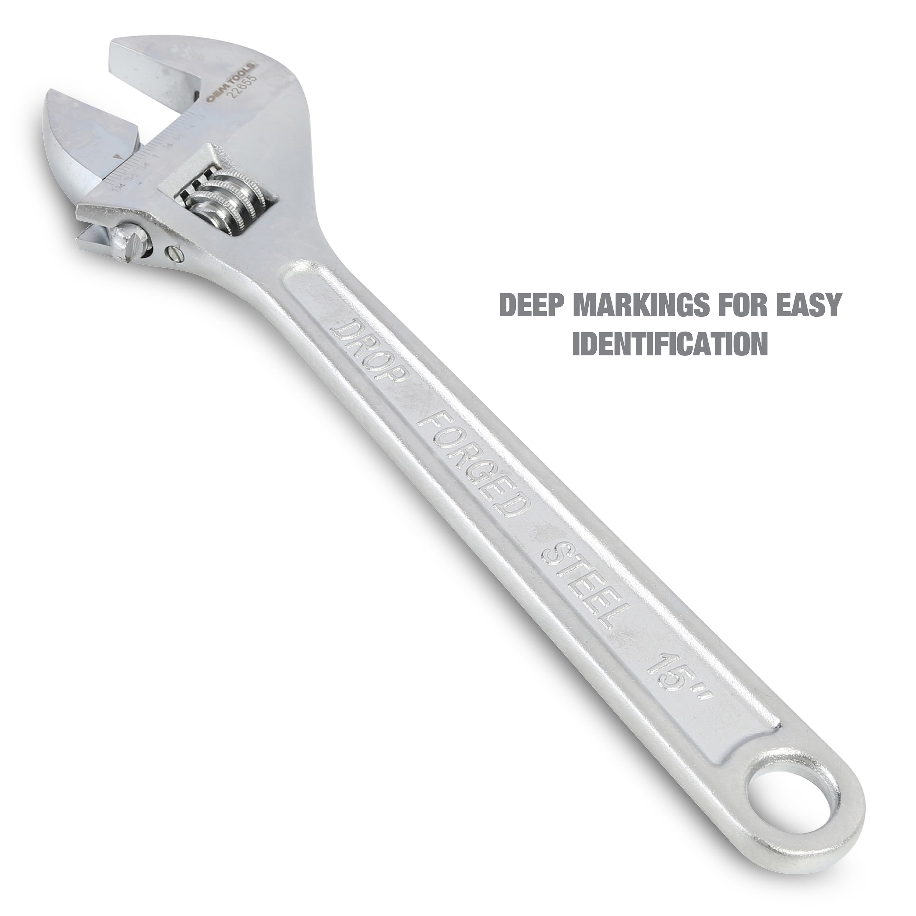 OEMTools 15 Inch Adjustable Wrench