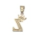 thumbnail image 5 of Cadena y dije de brillos con corona de oro laminado letra Z, 5 of 7