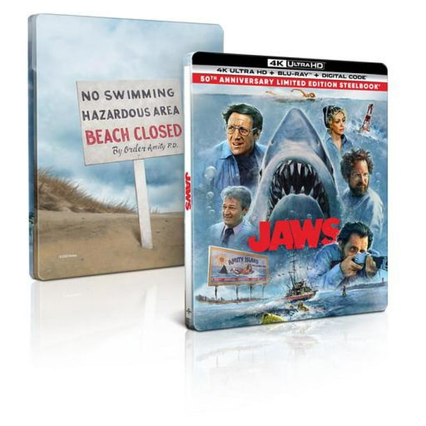 Jaws 50th Anniversary Edition (Steelbook) (4K Ultra HD + Blu