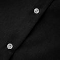 thumbnail image 6 of BXINGOHAI Women Dresses Summer Casual Short Sleeve Button Down Shirt Dresses Beach Cover Up with Pockets Black S, 6 of 6