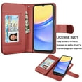 thumbnail image 3 of Takfox Galaxy A15 5G Case,for Samsung Galaxy A15 Wallet Phone Case,Takfox PU Leather Magnetic Detachable Card Holders Shockproof Kickstand Protective [Flip Folio Cover] for Samsung Galaxy A15 -Wine, 3 of 9