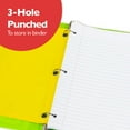 thumbnail image 3 of BAZIC Filler Paper Loose Leaf 150 Sheet, Wide Ruled 3 Hole Punched, 24-Pack, 3 of 5