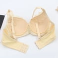thumbnail image 6 of GUACER Womens Underwire Lace Support Bra Full Coverage Scalloped Floral Bra, Lift & Smoothing Padded Everyday Bra for Full Figure, 6 of 9
