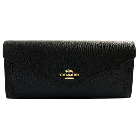 Coach Black Ladies Soft Slim Wallet