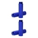 thumbnail image 2 of Greeniant Clavijas de aleación de aluminio para bicicletas de montaña, accesorios de bicicleta de ajuste duradero y preciso, 2 piezas azul 2Conjunto, 2 of 6