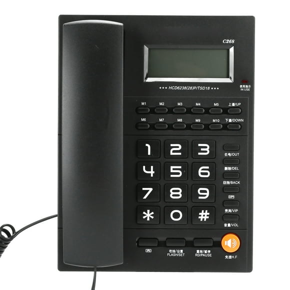 Home Business Landline,Home Landline Phone Wired Landline Phone Corded Phone Power Packed Performance