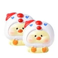 Desktop Decorations Ornament 2PCS Christmas Cartoon Animals Micro