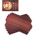 thumbnail image 1 of Set de 10 Manteles Individuales Bluelander, 45 x 30 cm, Marrón, 1 of 5