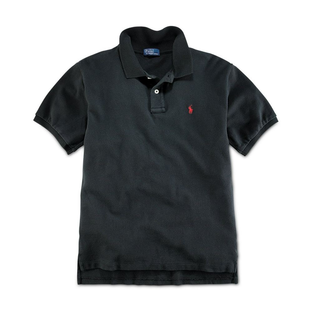 black polo ralph lauren button up