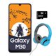 thumbnail image 1 of Smartphone Samsung Galaxy M30 32GB Desbloqueado - mas Diadema y Micro SD 32GB - Azul, 1 of 3