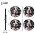 thumbnail image 2 of Personalized Wall Clock Non-Ticking Silent Clocks Battery Operated Round Clocks Decorative for Bathroom,Office-Happy Border Collie(16inch), 2 of 4