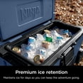thumbnail image 4 of Cooler Ninja Outdoor FrostVault con ruedas de 65 cuartos de galón, a orillas del lago, azul, 4 of 7