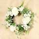 thumbnail image 3 of Bewildely Guirnalda de flores artificiales para puerta TureClos, decoración de simulación, de flores para fiesta de boda, adorno para el hogar guirnaldas blanco 40cm Bewildely HA9088-04B, 3 of 6