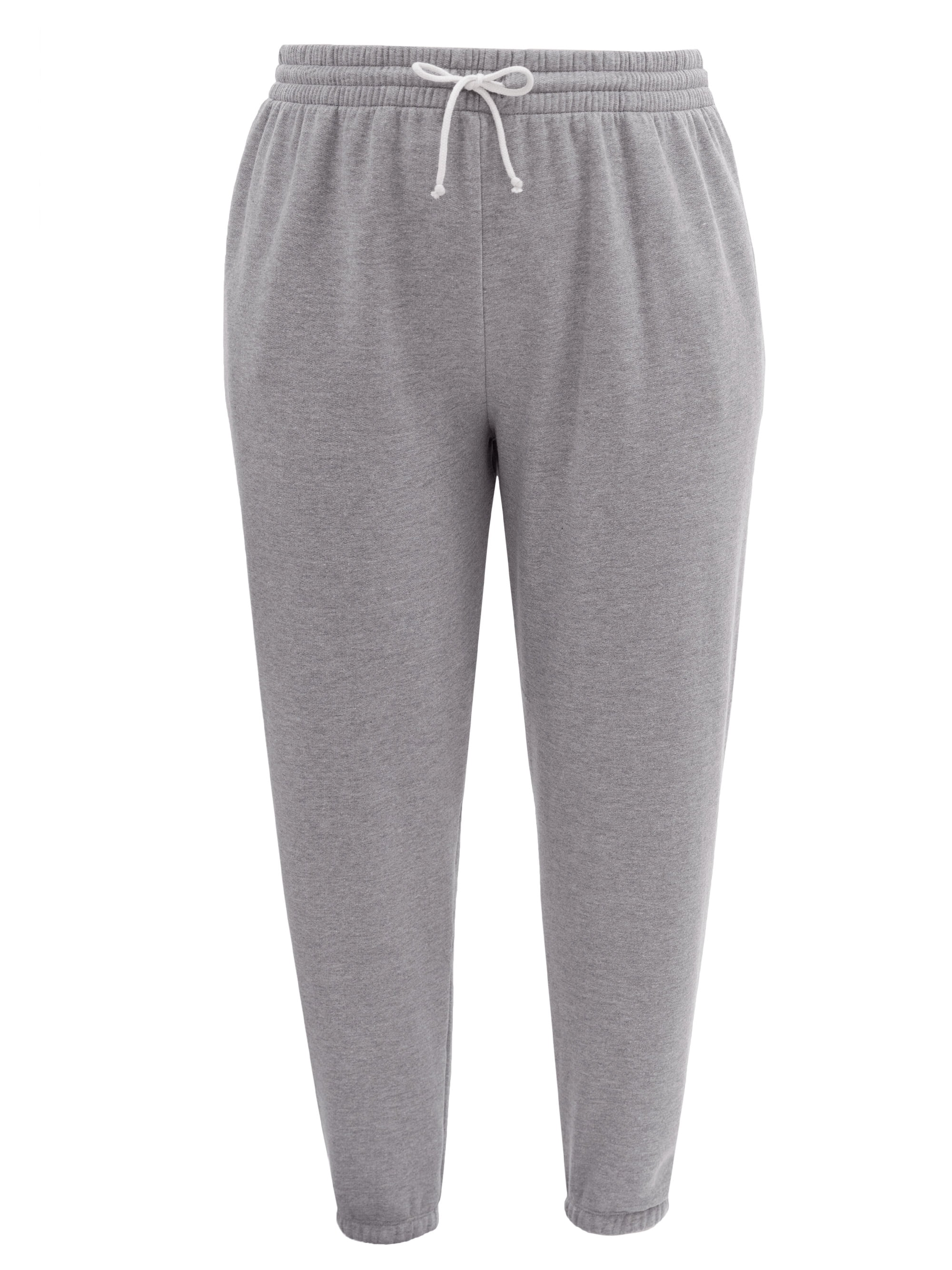 Terra & Sky Women's Plus Size Fleece Sweatpants, 2-Pack