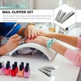 thumbnail image 4 of Shisuyan Nail Clippers Set Stainless Steel Manicure Pedicure Kit For Men Travel 3-Pcs, 4 of 8