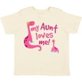 thumbnail image 3 of Inktastic My Aunt Loves Me Girls Toddler T-Shirt, 3 of 5