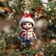 thumbnail image 4 of 2024Christmas Santa Claus Snowman Boys Girls Pendant Acrylic Flat Xmas Tree Car Decoration Hanging Ornaments, 4 of 5
