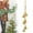 Gold, variant on Metal Bells Hanging Christmas Decoration,Metal Handmade Decorative Cow Bells with 6 Bells on Jute Hanging Rope,12.6",Antique Gold