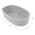 thumbnail image 3 of REGALWOVEN 3 Packs Storage Basket, Shelf Closet Storage Bin for Key Tray Bowl for Entryway Desk, Catchall Home Decor Grey 9.1*5.1*2.8in, 3 of 5