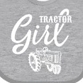 thumbnail image 4 of Inktastic Tractor Girl Girls Baby Bib, 4 of 4