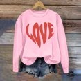 thumbnail image 2 of ChaoHeng Long Sleeve Plus Size Tops Women's Round Neck Printed Loose Fitting Long Sleeve Hoodless Sweatshirts Tops, 2 of 7