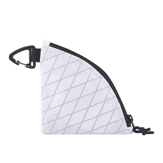 Multifunctional Camping Purse with Hook X-PAC Nylon Manual Coffee Filter Paper Storage Bag for Picnic