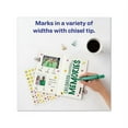 thumbnail image 6 of Avery Marks-A-Lot Regular Desk-Style Permanent Marker, Chisel Tip, Green, Dozen, 6 of 7