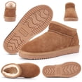 thumbnail image 4 of Botas Tobillo Cómodas Cortas Sin Cordones Nieve para Mujer Antideslizantes Senderismo, 4 of 9