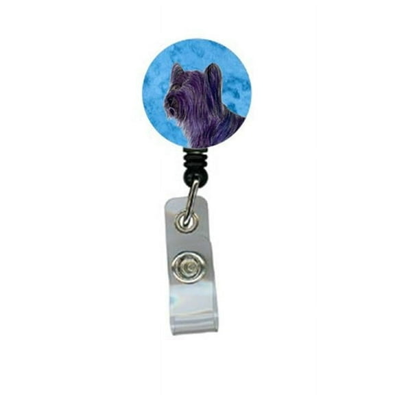 Carolines Treasures SS4739-BU-BR Skye Terrier Retractable Badge Reel Or Id Holder With Clip